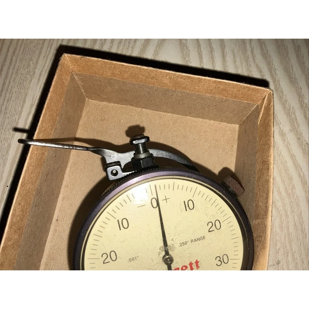 Starrett 655-141 Dial Indicator‎ .001 Drop Gage .250 Range of Travel